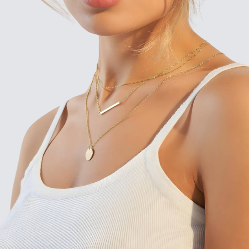 Collier à Trois Rangs