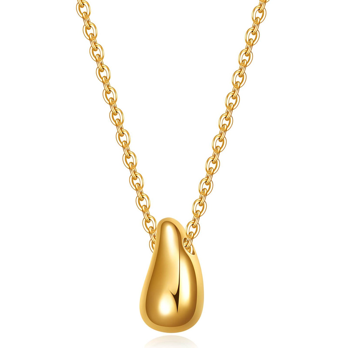 Small teardrop necklace